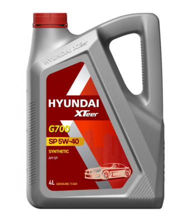Масло моторное Hyundai Xteer Gasoline G700 5W-40 4 л