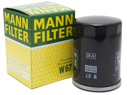 Фильтр масляный MANN-FILTER W 67