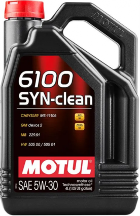 Масло моторное Motul 6100 SYN-CLEAN 5W-30 синтетическое 4 л