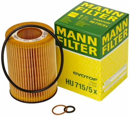 Фильтр масляный MANN-FILTER HU 715/5 X HU 715/5 X